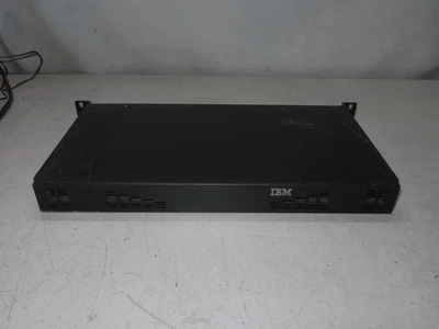 IBM 1754-HC1 16-Ports Managed KVM Console Switch W/Ears P/N: 46M5376 - Image 1 of 4