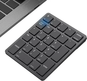 HAVIT Bluetooth Wireless Numeric Keypad 26 Keys Rechargeable for PC Laptop - Picture 1 of 6