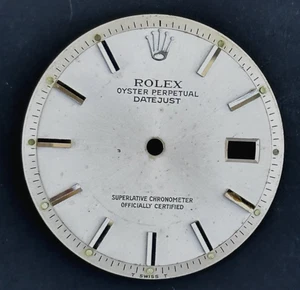 Vintage Rolex Oyster Perpertual Datejust Watch Dial For 36mm Case 1601 1603 1600 - Bild 1 von 11