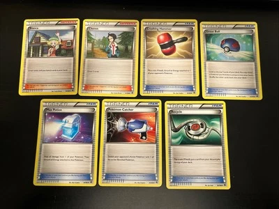 Pokémon TCG Emerging Powers Set MP Trainer 7x Card Lot - Image 1 of 2