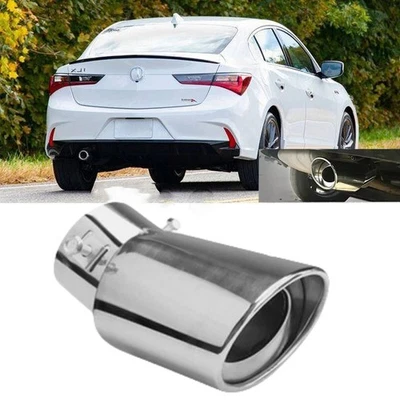 For Acura ILX TLX Chrome Car Exhaust Pipe Tip Muffler Stainless Steel Foto 1 de 4