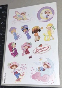 Vintage Stickers TCFC Strawberry Shortcake 1 Sheet ,px7-1A - Picture 1 of 8