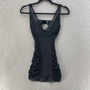 Fredericks Of Hollywood Kleid Damen Small Babydoll Sexy Goth Dark Coquette Y2K - Bild 1 von 13