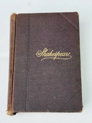 Rare Antique 1892 Book Complete Works Of William Shakespeare Illustrated - Image 1 of 4