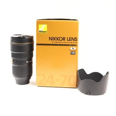 Nikon AF-S 24-70mm f/2.8E ED VR Nikkor Zoomobjektiv OVP -VM 7805 MT- - Bild 1 von 4