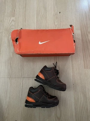 NIKE AIR MAX ACG Goadome Marrón/Naranja Talla 5.5C 311569-223 Foto 1 de 4