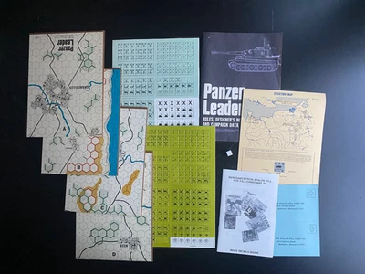 Avalon Hill Panzer Leader Board Game of Tactical Warfare 1944-45 - UNPUNCHED!! - image 1 of 4