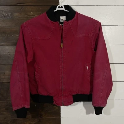 Vintage Carhartt JR160 Santa Fe Western Jacket Crimson Red Men’s Size XL - Image 1 of 4