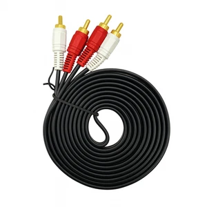 3M RCA Cinch Stereo Kabel Stecker Audio Kabel für DVD-Player, Blu-Ray Player - Bild 1 von 5