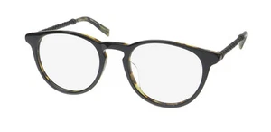 NEW JOHN VARVATOS V401 EYEGLASSES FULL-RIM BLACK / TORTOISE PLASTIC JAPAN BLACK - Picture 1 of 8