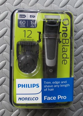 Recortadora y afeitadora eléctrica Philips Norelco QP6510 OneBlade Pro Foto 1 de 2
