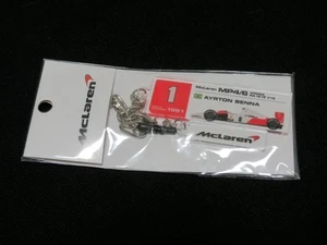 Aryton Senna McLaren Honda MP4/6 No 1 F1 Key Chain Unused Collectible - Picture 1 of 2