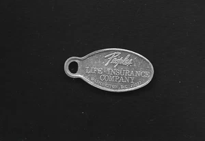 1960er Wash., DC - Peoples Life Insurance Co. Schlüsselanhänger Retoure - Bild 1 von 2