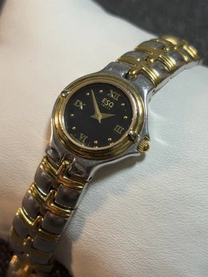 ESQ Swiss By Movado Stainless Steel Ladies Watch Duo Silver/Gold Tone,New Bat - Image 1 of 4