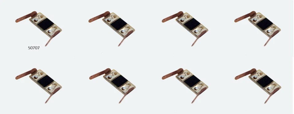 Esu 50707 Radkontakt Stromabnehmer für Innenbeleuchtung H0 + N, 8 Stück, NEU OVP - Bild 1 von 1