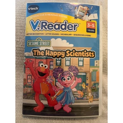 NEW VTech VReader Sesame Street Happy Scientist - Image 1 of 4
