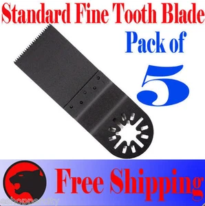 5 Flush Cut Oscillating Multi Tool  Blades For Milwaukee Craftsman Nextec Ridgid - Picture 1 of 2