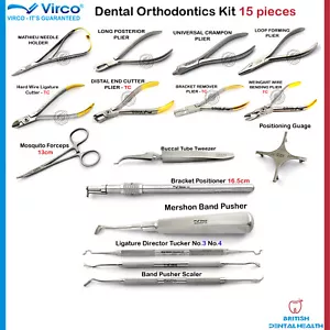 Kieferorthopädie Zahn-Setup-Kit Zahnarzt Zahnmedizin Instrumente Ortho Basic Kit - Bild 1 von 12