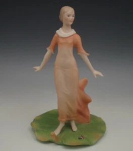 LASZLO ISPANKY GOEBEL 1977 SUMMER HUES MÄDCHEN FIGUR 9" VINTAGE  - Bild 1 von 6