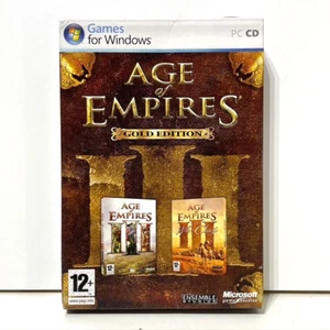 Age Of Empires Gold Edition PC CD Videojuego Age Of Empires III + The War Chiefs - Imagen 1 de 4