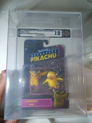 Pokemon Detective Pikachu mini figuras Pikachu Psyduck figuras AFA 7.0 - Imagem 1 de 4