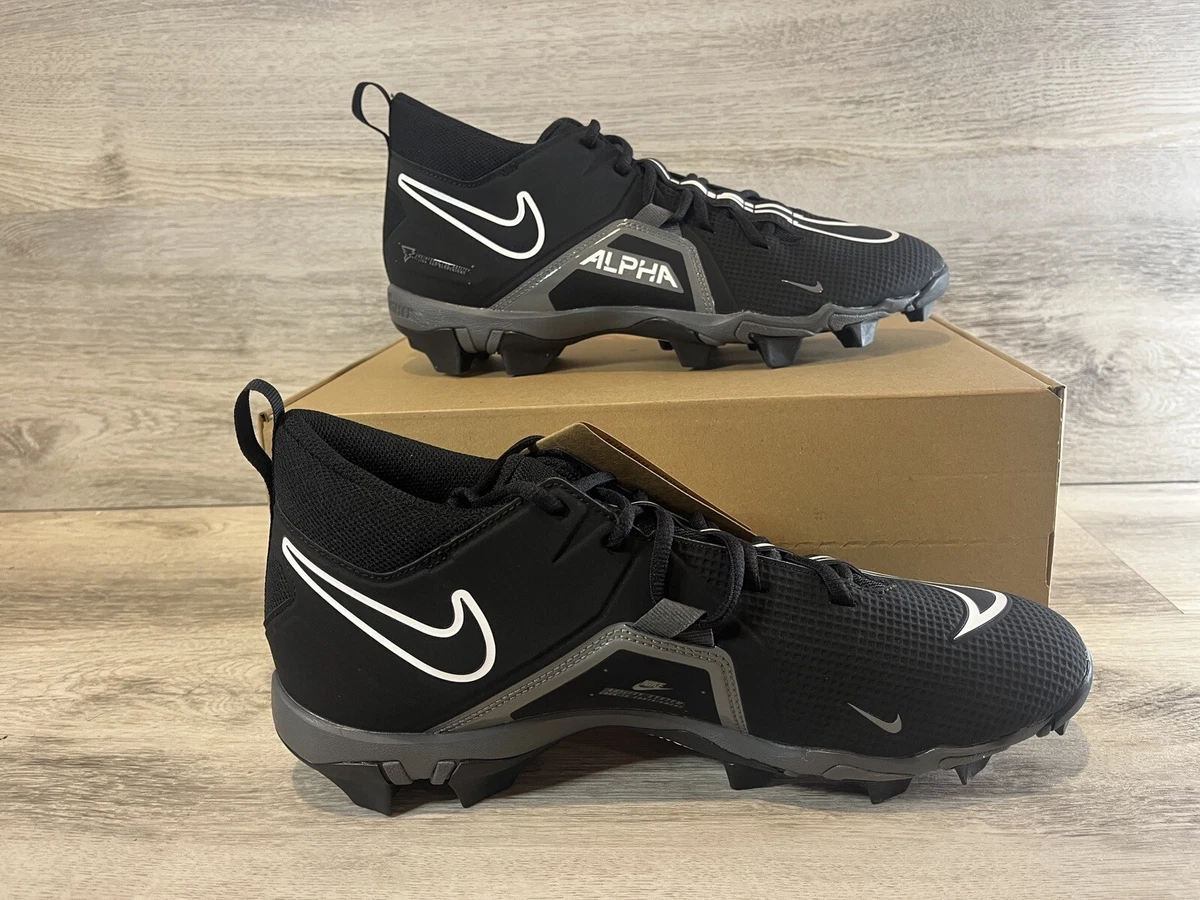 Preços baixos em Nike Alpha Menace 3 Shark Wide Black White | eBay
