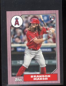 2022 Topps Mini Brandon Marsh Retro Pink Parallel 25/25