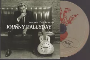 Johnny Hallyday Le Coeur D'un Homme Cd Album Promo Cardsleeve Pochette Cornée - Imagen 1 de 1