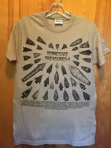 Indianer Indianer Artefakt/Pfeilspitze T-Shirt Erwachsene Small Tennessee hellbraun - Bild 1 von 5