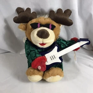 Christmas Rockin Reindeer Singing Dancing Plush Stuffed Animal See the Video - Picture 1 of 10