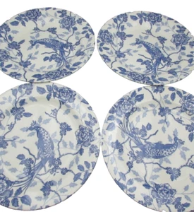 Royal Wessex Churchill Queens England Kujaku blau Speiseteller - 4er Set - Bild 1 von 3