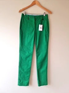 *New* SPORTSCRAFT Green Laura Relaxed Chino Cotton Blend Pants SIZE 6 Pockets - Picture 1 of 7