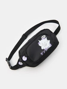 Pokémon Gürteltasche Schwarz Kinder Bauchtasche Umhängetasche Crossbody-Bag - Bild 1 von 2