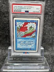Blue Elemental Blast, Unlimited, Graded (PSA 9), MTG, Vintage, Legacy, Commander - Picture 1 of 1