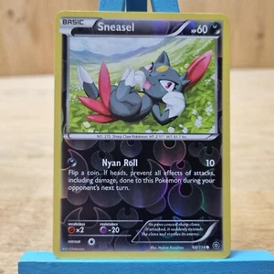 Tarjeta Pokémon Sneasel 60/114 Reverse Holo XY Steam Siege TCG - Imagen 1 de 2
