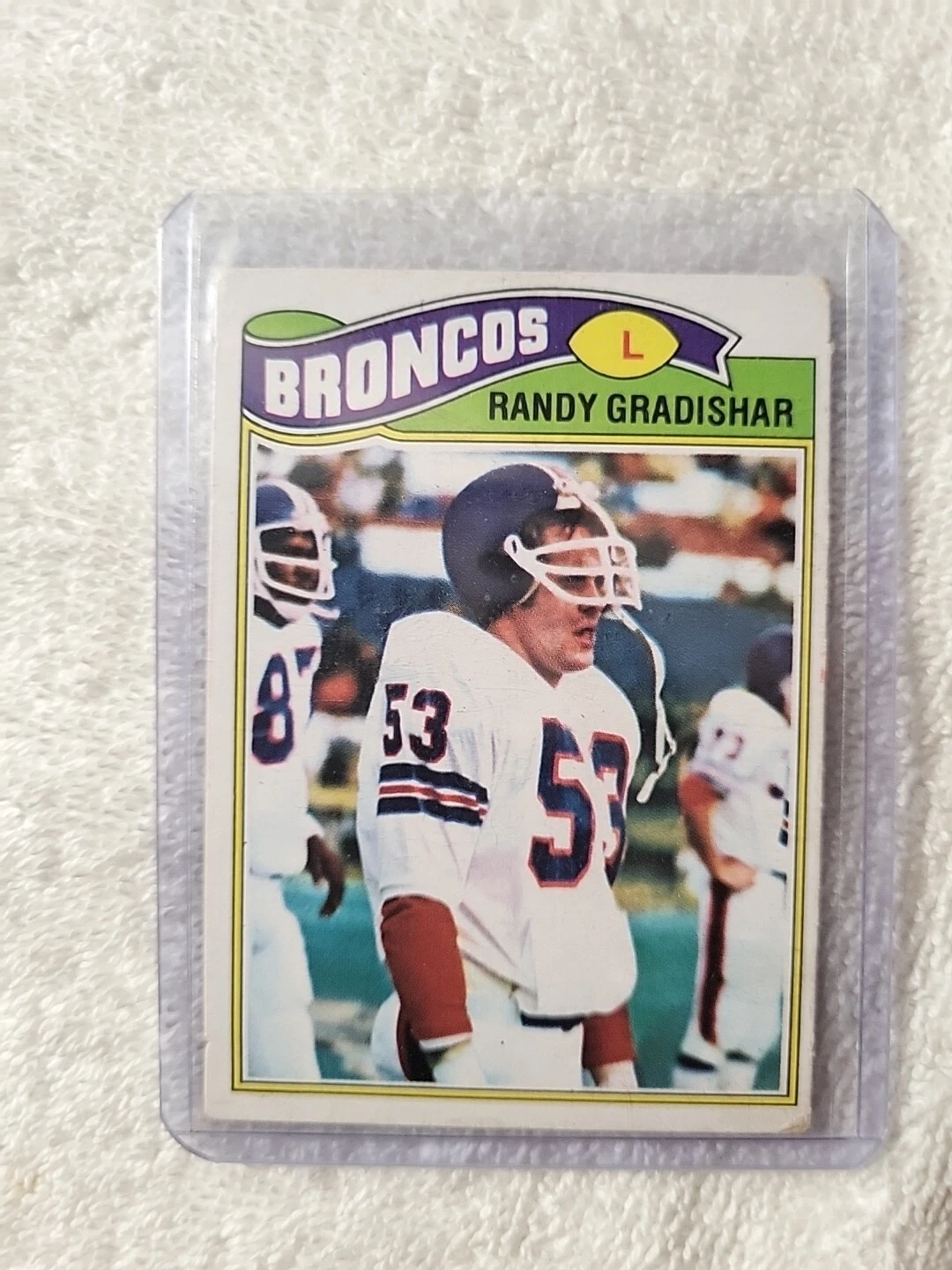 1977 Topps Football Mexican Randy Gradishar #179