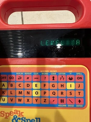 Speak & Spell Kahootz Clásico Juego de Ortografía Aprendizaje Modelo #09624 Probado Funcionando Foto 1 de 4