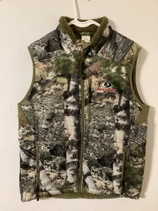 CHC Elite vest, mens size medium, green Mossy Oak, fleece lined - Picture 1 of 6
