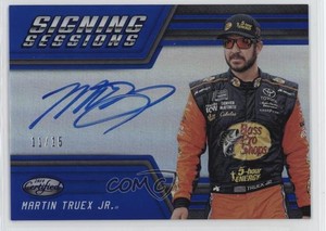 2018 Certified Signing Sessions Blue /15 Martin Truex Jr #SS-MT Auto