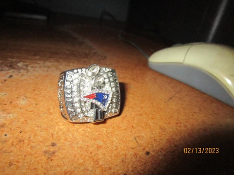 2003 New England Patriots TOM BRADY Ring - Super Bowl Championship Replica Cover