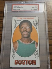 Tom Sanders 1969 Topps card#72 psa 6 