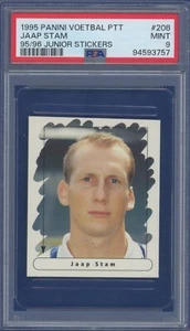 1995 Panini Voetbal PTT #208 Jaap Stam PSA 9 Holland - Bild 1 von 2