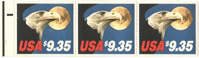 US #BK140B $9.35 Eagle Stamp Booklet of 3 F/VF MNH Free Shipping in US 0211 - Image 1 of 2