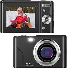 IEBRT Compact 1080P Digital Camera for Kids, LCD Screen, 16X Digital Zoom, 36MP