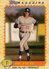 1990-93 Topps Magazine #1 Dave Staton