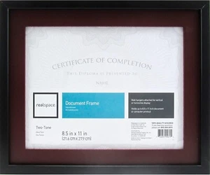 4 Pack Photo/Document Frame  11" x 14" Without Mat or 8.5x11 with Mat Black/red - Picture 1 of 5