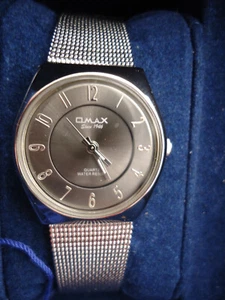 Women's OMAX Geneva Swiss Co. Watch NWT Mesh Band - Needs a battery - Picture 1 of 5