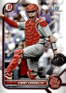 2022 Bowman #BD-178 Jimmy Crooks III St. Louis Cardinals - Bild 1 von 2