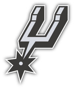 San Antonio Spurs Basketball Logo Car Bumper Sticker Decal - 3'', 5'' or 6''