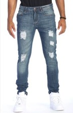 Skinny Slim Fit Ripped Jeans For Men Premium Stretch Denim Jeans For Men | STYLO